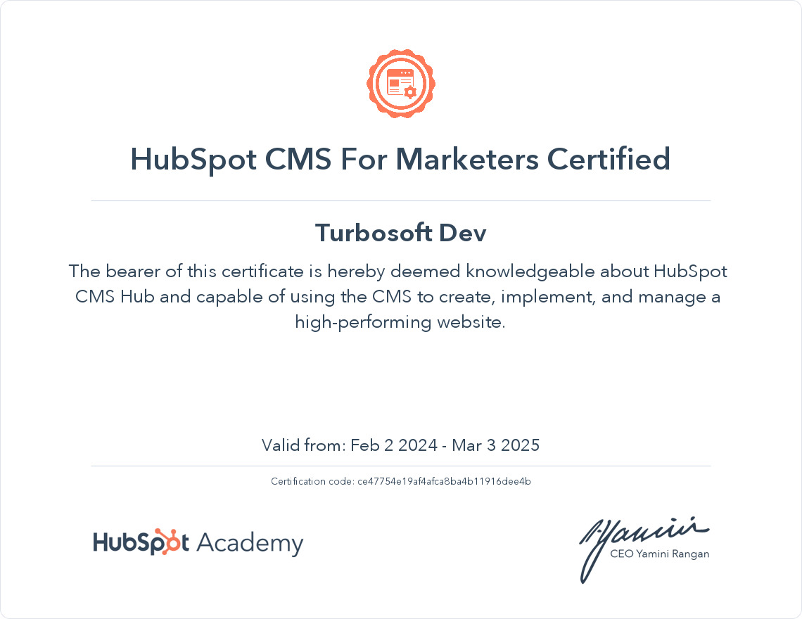 HubSpot CMS for Marketers