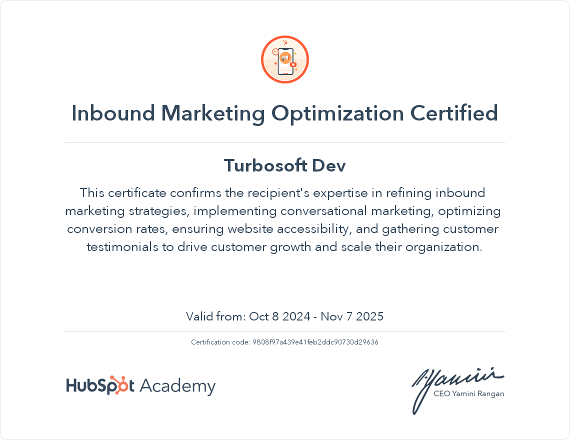 Inbound-Marketing-Optimization-Certificate