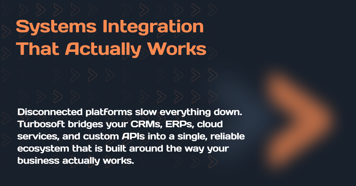 Systems Integration Services | CRM, ERP, AI & API | Turbosoft London